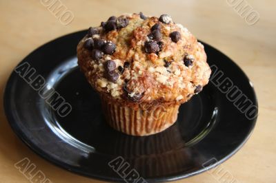 Banana chocolate muffin