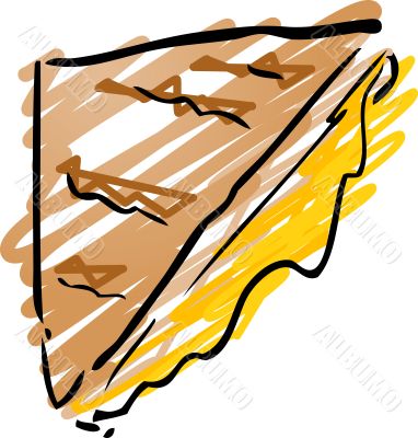 Grilled cheese sandwich