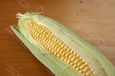 Fresh ears of corn