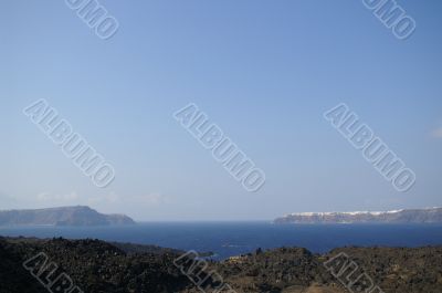 Aegean sea, Santorini island