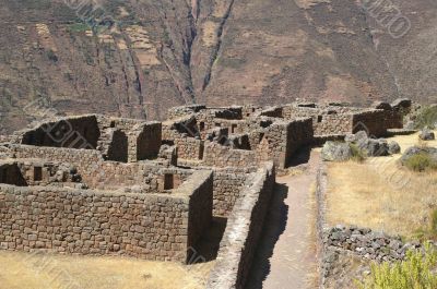 Inca ruins in Pisac