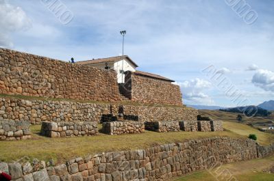 Inca castle ruins in Chinchero