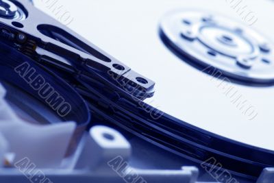 detail of hard disk drive