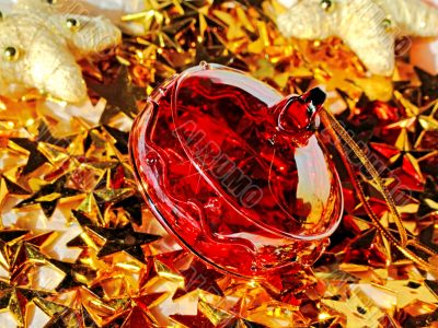 Christmas glass ornaments