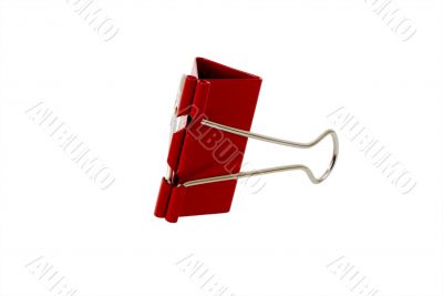 Binder clip isolated on white