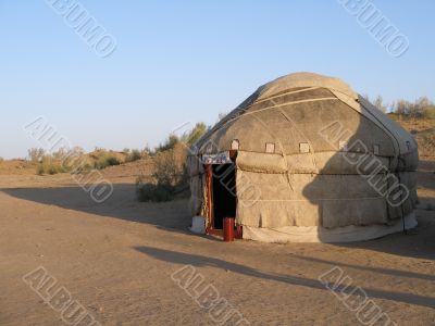Yurt in Uzbekistan Yurt in Uzbekistan
