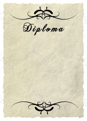 Diploma - Decorative framework.