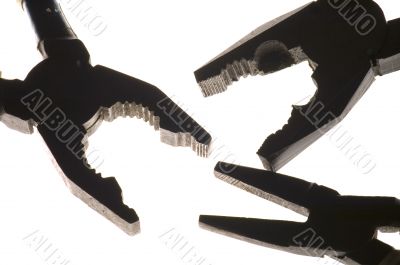 combination pliers close up