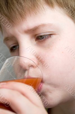 boy drinks tomato juice boy drinks tomato juice