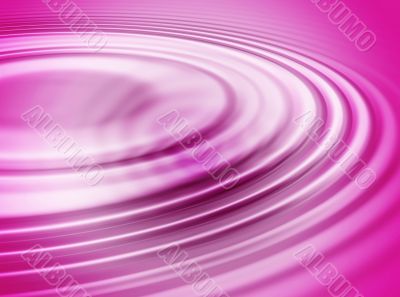 Pink water ripple