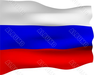 3D Flag of Russia