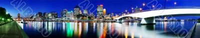 brisbane night panorama