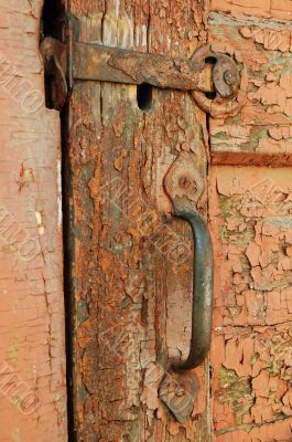 Old dirty door