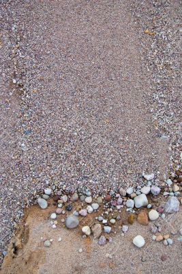 gravel and pebbles