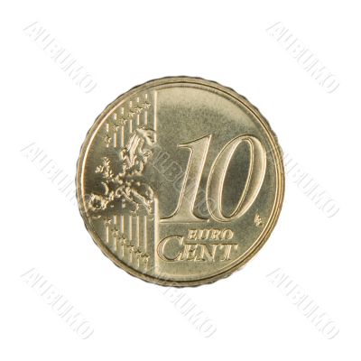 Ten Euro Cent Coin