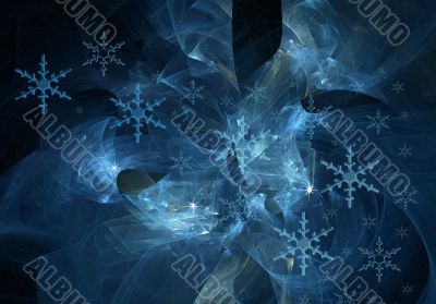 Winter abstract Winter abstract