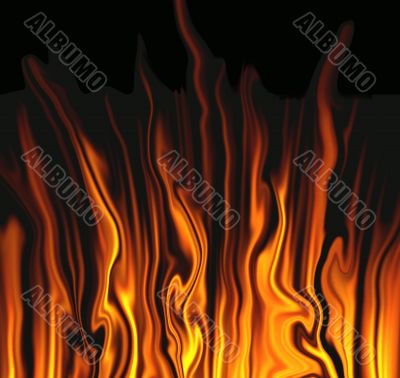 Abstraction flame background