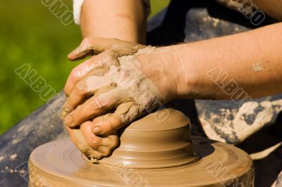 Potters hands Potters hands