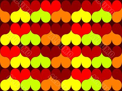 Seamless pattern  hearts