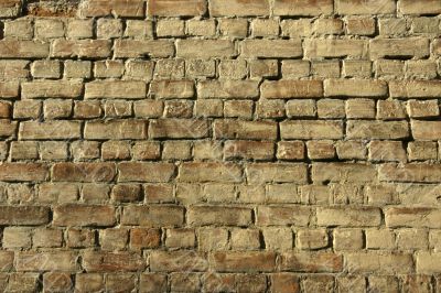 Old Bricks in a sunlight