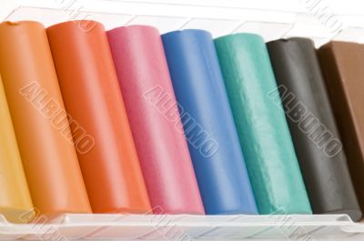 Set of plasticine