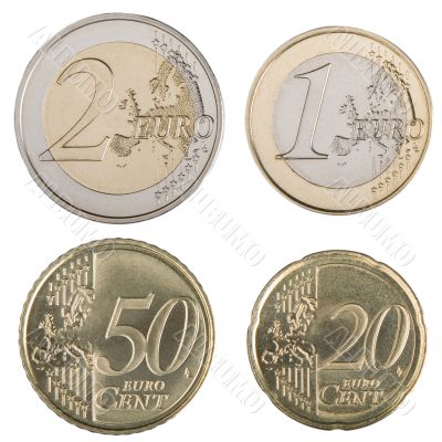 Large Euro Coins