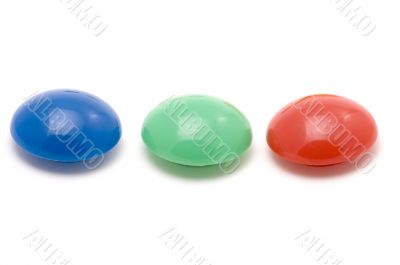 colored button