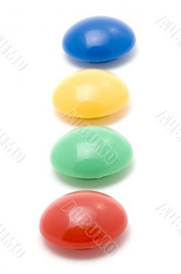 colored buttons