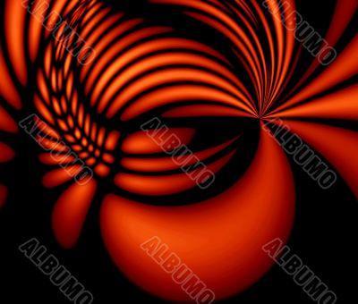 Abstraction red & black background Abstraction red & black background