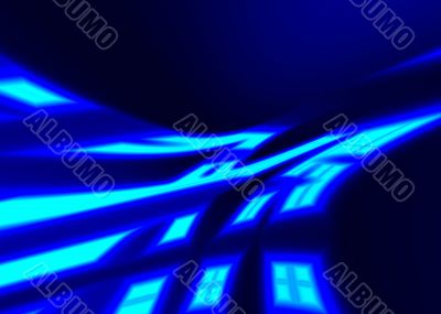 Blue neon abstract Blue neon abstract