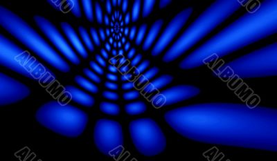 Abstraction XXL blue &amp; black background