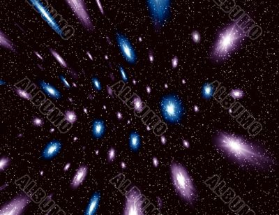 Space abstraction background Space abstraction background
