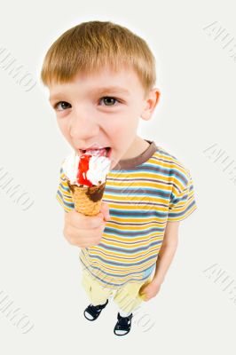 Boy with ice-cream Boy with ice-cream