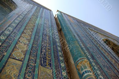 Middle East mausoleum facade
