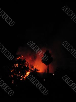 fire in the night