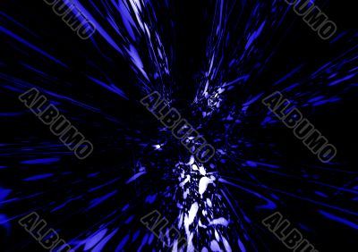 Blue abstraction blurs Blue abstraction blurs