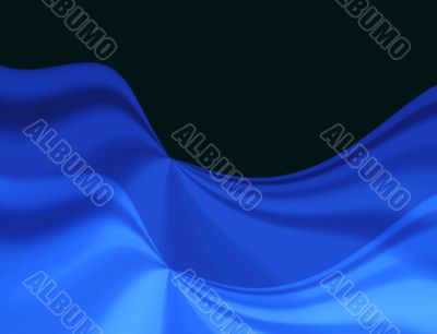 Celebratory blue drapery background