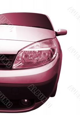 Car isolated on white