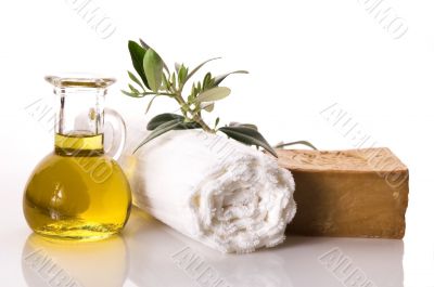 wellness. olive bath items