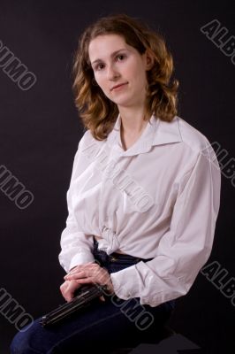woman with gun woman with gun