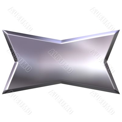 3D Silver Banner