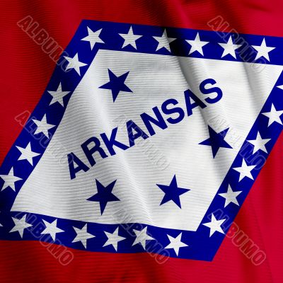Arkansas Flag Closeup