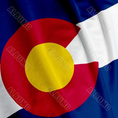 Colorado Flag Closeup