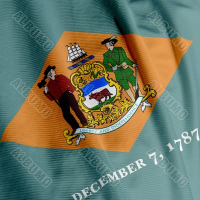 Delaware Flag Closeup