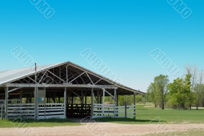 Empty Cattle Barn