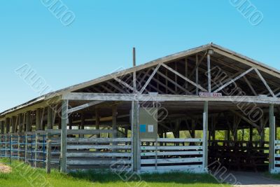 Cattle Barn Close-up