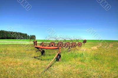 old farm machine