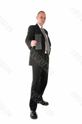 Financial inspector in business outfit