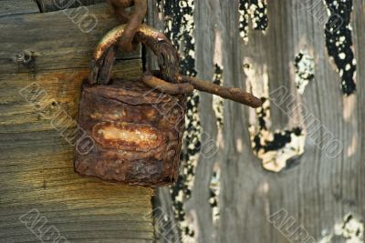 Rusting padlock Rusting padlock