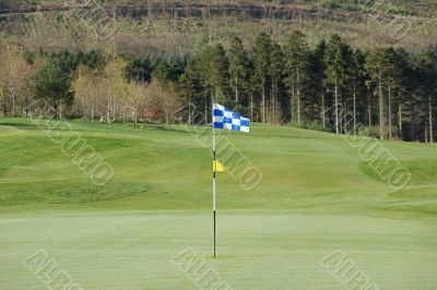 Frosty on the golf course